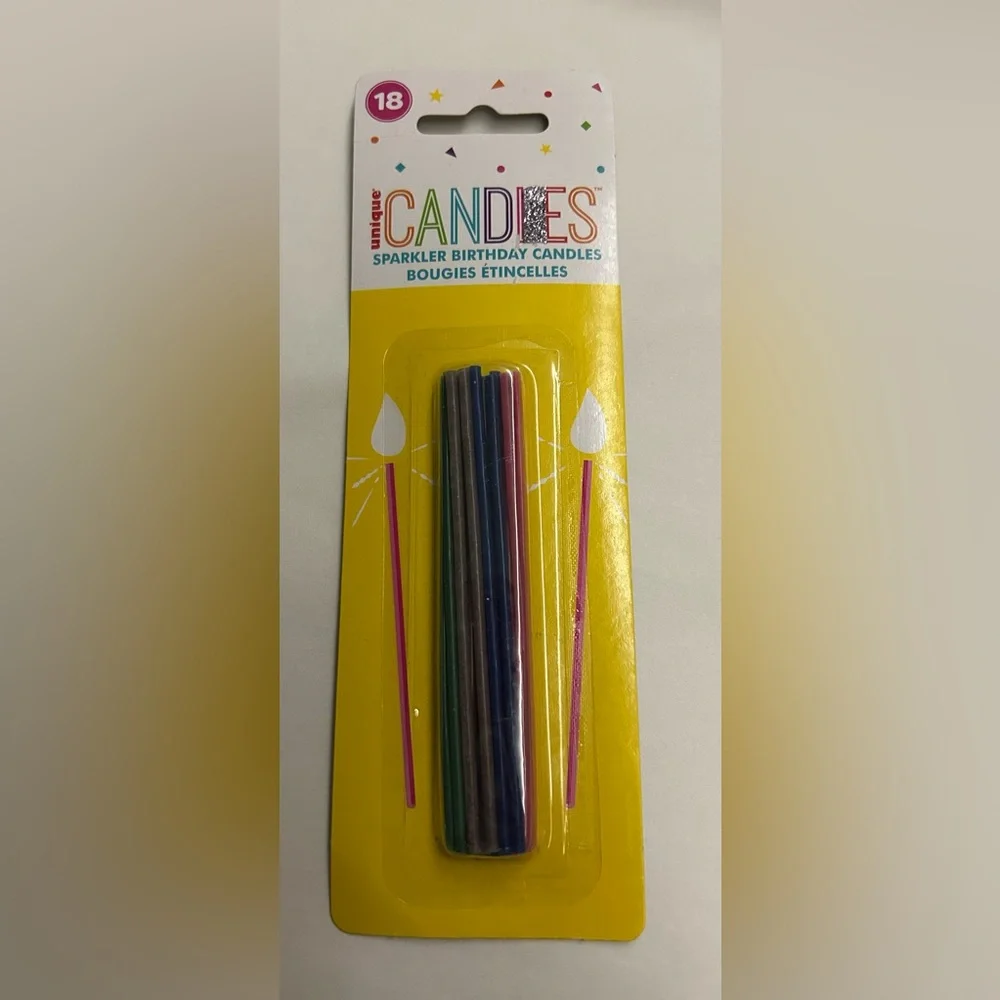 New 2 Packages Unique Candles 3 7/8